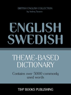 cover image of Theme-Based Dictionary
